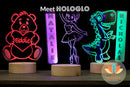 Personalized Princess Castle HoloGLO - Premium LED Holographic Inspired Night Light