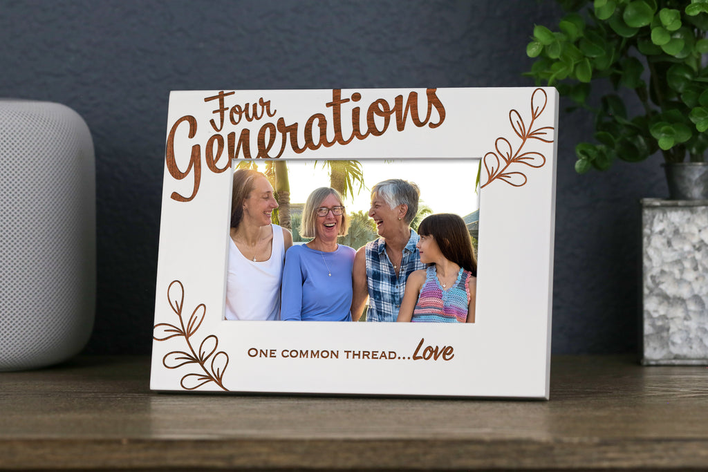 Generations Family Picture Frame Gift for Great Grandma, Keepsake Photo  Frame for Mom Grandmother Granddaughter & Great Grandmother – We Are  Peacock LLC