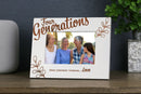 Generations Family Picture Frame Gift for Grandma, Keepsake Photo Frame for Mom Grandmother Granddaughter & Great Grandmother