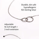 Pregnancy Gift for Mom to Be, Congratulations First Time Mom, Best Friend Pregnancy Gift, New Mom Necklace for Expecting Sister | MSG-1038