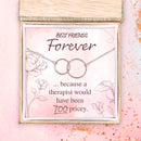 Best Friends Necklace Gift, Sister Birthday Gift, Funny Gift for Friend, Friendship Birthday Gift, Bridesmaid Jewelry Gift | MSG-1034