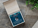 Friend Compass Necklace Gift, Long Distance Gift, Going Away Gift for Travel Adventure, Friend Gift for Wedding, Birthday or Christmas