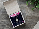 Madrina Necklace Gift, Godmother Thank You Gift from Godchild, Godparent Minimalist Pendant Necklace Jewelry for Christmas or Birthday