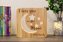 Personalized Moon and Stars Light