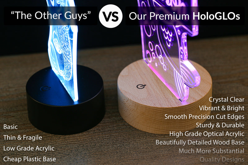 Llama HoloGLO - Personalized Holographic Inspired Premium Light