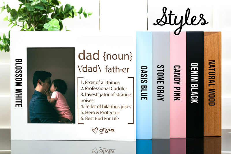 Dad Defined Personalized Picture Frame