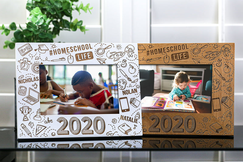 Homeschool 2020 Personalized Picture Frame