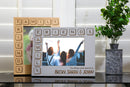 Personalized Friends Family Scrabble Picture Frame