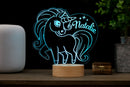 Personalized Unicorn HoloGLO - Premium LED Holographic Inspired Night Light