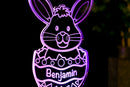 Easter Bunny HoloGLO - Personalized Holographic Inspired Premium Light