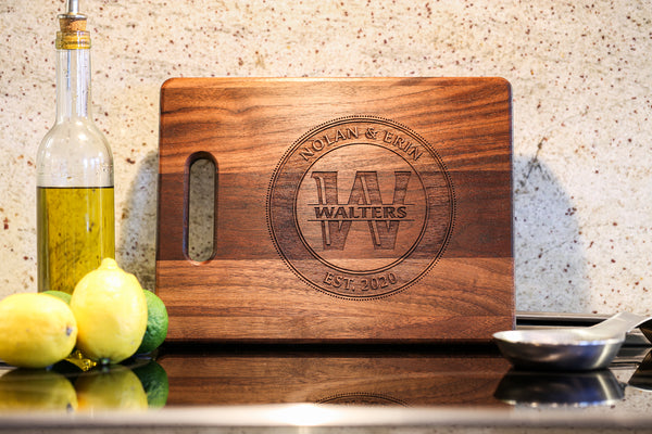 Engagement Wedding Cutting Board Gift for Couples