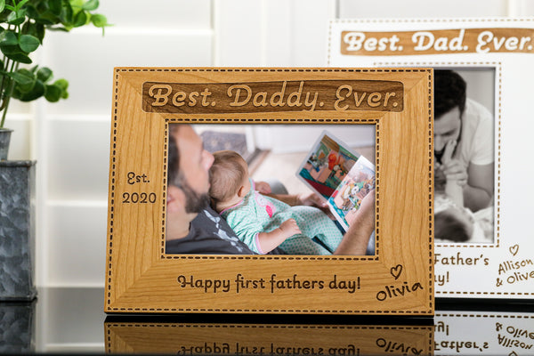 Best Dad Ever Personalized Picture Frame