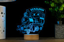 Locomotive Train HoloGLO - Personalized Holographic Inspired Premium Light