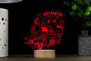 Locomotive Train HoloGLO - Personalized Holographic Inspired Premium Light