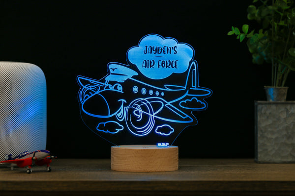Airplane HoloGLO - Personalized Holographic Inspired Premium Light