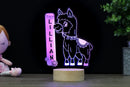 Llama HoloGLO - Personalized Holographic Inspired Premium Light