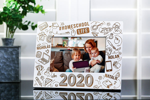 Homeschool 2020 Personalized Picture Frame