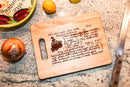 Custom Recipe Cutting Board