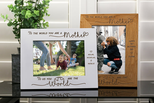 Our World Personalized Mother's Day Picture Frame