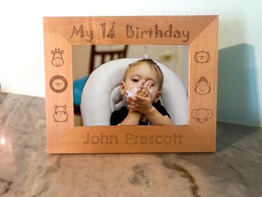 Personalized First Birthday Picture Frame