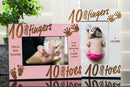 10 Fingers, 10 Toes Personalized Baby Birth Picture Frame