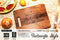 Engagement Wedding Cutting Board Gift for Couples