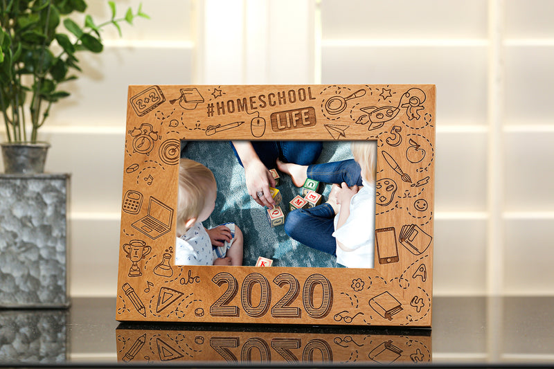 Homeschool 2020 Personalized Picture Frame