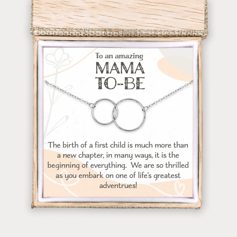 Pregnancy Gift for Mom to Be, Congratulations First Time Mom, Best Friend Pregnancy Gift, New Mom Necklace for Expecting Sister | MSG-1038