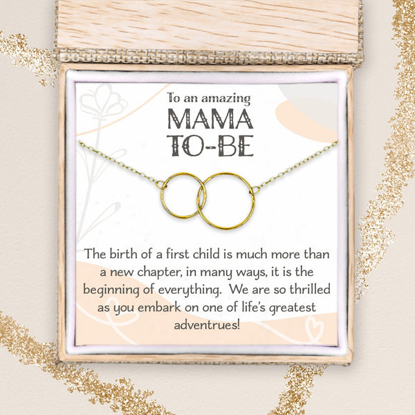 Pregnancy Gift for Mom to Be, Congratulations First Time Mom, Best Friend Pregnancy Gift, New Mom Necklace for Expecting Sister | MSG-1038