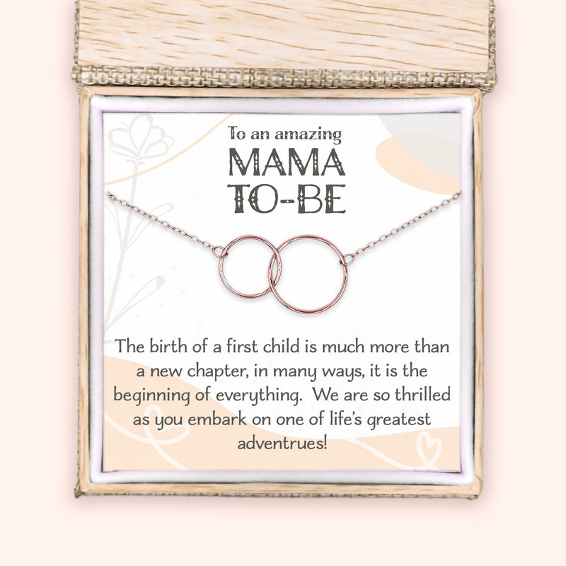 Pregnancy Gift for Mom to Be, Congratulations First Time Mom, Best Friend Pregnancy Gift, New Mom Necklace for Expecting Sister | MSG-1038