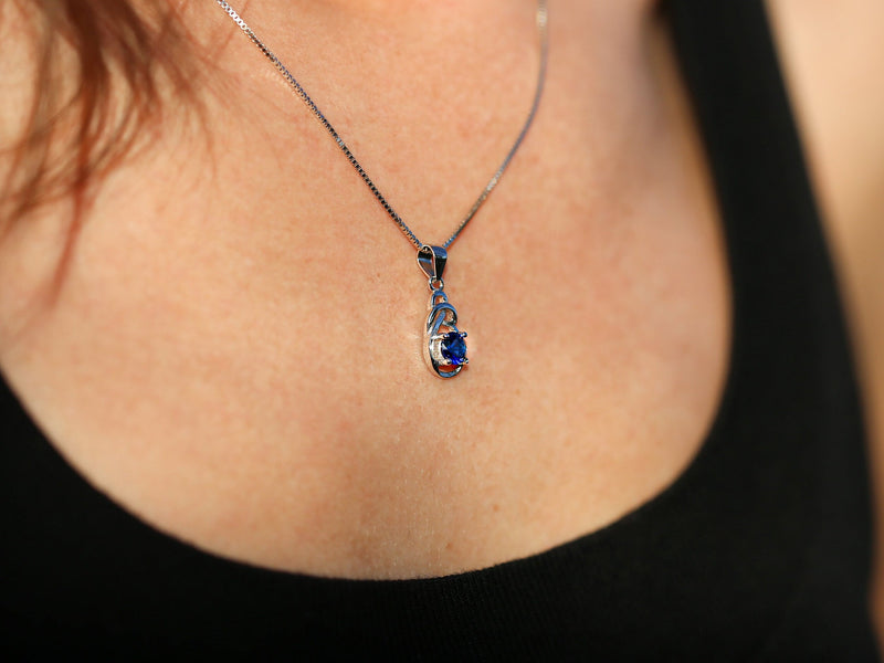 Onyx and Blue Eye Necklace | Earthbound Trading Co.